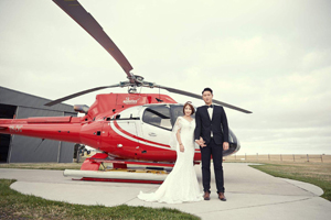 元旦慶典私人直升機(jī)助陣河北邢臺(tái)一珠寶商家